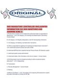 DOD MANDATORY CONTROLLED UNCLASSIFIED INFORMATION CUI 2026 QUESTIONS AND ANSWERS SURE A&period;pdf&NewLine;&NewLine;1&period;