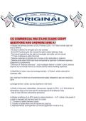 CIC COMMERCIAL MULTILINE EXAMS SCRIPT QUESTIONS AND ANSWERS SURE A&period;pdf