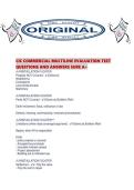 CIC COMMERCIAL MULTILINE EVALUATION TEST QUESTIONS AND ANSWERS SURE A&period;pdf