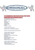 CIC COMMERCIAL MULTILINE ACTUAL TEST PAPER QUESTIONS AND ANSWERS SURE A&period;pdf