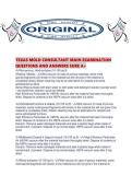 TEXAS MOLD CONSULTANT MAIN EXAMINATION QUESTIONS AND ANSWERS SURE A&period;pdf