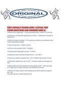 FDOT ASPHALT PAVING LEVEL 1 ACTUAL TEST PAPER QUESTIONS AND ANSWERS SURE A&period;pdf