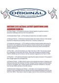 HISTORY 2111 ACTUAL LATEST QUESTIONS AND ANSWERS SURE A&period;pdf