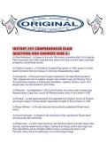 HISTORY 2111 COMPREHENSIVE EXAM QUESTIONS AND ANSWERS SURE A&period;pdf