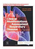 Test Bank for Clinical Manifestations and Assessment of Respiratory Disease 9th Edition by Des Jardins