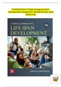 Test Bank for A Topical Approach to Lifespan Development&comma; 11th Edition by John W&period; Santrock &vert; Chapters 1&ndash;17 &vert; Practice Questions & Answers &vert; Comprehensive Study Guide