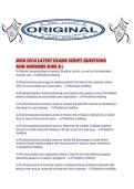 WGU D514 LATEST EXAMS SCRIPT QUESTIONS AND ANSWERS SURE A&period;pdf