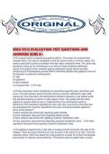 WGU D514 EVALUATION TEST QUESTIONS AND ANSWERS SURE A&period;pdf