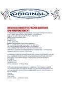 WGU D514 CORRECT TEST PAPER QUESTIONS AND ANSWERS SURE A&period;pdf