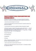 TAUC PF CORRECT FINAL EXAM QUESTIONS AND ANSWERS SURE A&period;pdf