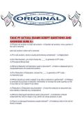 TAUC PF ACTUAL EXAMS SCRIPT QUESTIONS AND ANSWERS SURE A&period;pdf