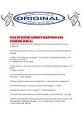 TAUC PF REVIEW CORRECT QUESTIONS AND ANSWERS SURE A&period;pdf