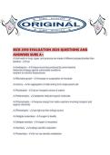 MCB 2010 EVALUATION 2026 QUESTIONS AND ANSWERS SURE A&period;pdf