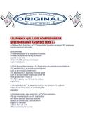 CALIFORNIA QAL LAWS COMPREHENSIVE QUESTIONS AND ANSWERS SURE A&period;pdf