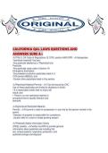 CALIFORNIA QAL LAWS QUESTIONS AND ANSWERS SURE A&period;pdf