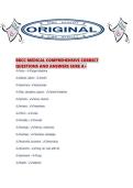 BRCC MEDICAL COMPREHENSIVE CORRECT QUESTIONS AND ANSWERS SURE A&period;pdf