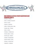 BRCC MEDICAL ACTUAL STUDYS QUESTIONS AND ANSWERS SURE A&period;pdf