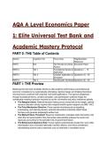 2026&sol;2027 AQA A Level Economics Paper 1 Elite Test Bank &vert; 33&plus; Premium MCQs&comma; Deep Explanations & Mentor Insights &lpar;Markets & Market Failure Mastery Protocol&rpar;