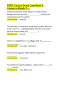 FSRT Course Exam Questions & Answers &lpar;Grade A&plus;&rpar;&period;docx&NewLine;&NewLine;