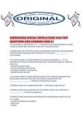 SUPERVISING SPECIAL POPULATIONS 2026 TEST QUESTIONS AND ANSWERS SURE A&period;pdf