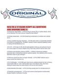 NICU RN A V1 EXAMS SCRIPT ALL QUESTIONS AND ANSWERS SURE A&period;pdf