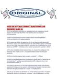 NICU RN A V1 EOC CORRECT QUESTIONS AND ANSWERS SURE A&period;pdf