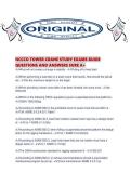 NCCCO TOWER CRANE STUDY EXAMS GUIDE QUESTIONS AND ANSWERS SURE A&period;pdf
