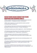 NCCCO TOWER CRANE CORRECT TEST PAPER QUESTIONS AND ANSWERS SURE A&period;pdf