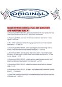 NCCCO TOWER CRANE ACTUAL SET QUESTIONS AND ANSWERS SURE A&period;pdf