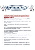 NCCCO TOWER CRANE 2026 SET QUESTIONS AND ANSWERS SURE A&period;pdf