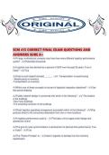 SCM 413 CORRECT FINAL EXAM QUESTIONS AND ANSWERS SURE A&period;pdf