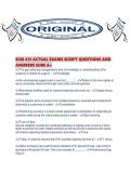 SCM 413 ACTUAL EXAMS SCRIPT QUESTIONS AND ANSWERS SURE A&period;pdf