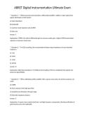 ABRET Digital Instrumentatio&NewLine;n Ultimate Exam