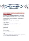 SCM 303 LATEST EXAMINATION QUESTIONS AND ANSWERS SURE A&period;pdf