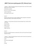 ABRET Electroencephalography EEG Ultimate Exam&NewLine;