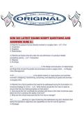 SCM 303 LATEST EXAMS SCRIPT QUESTIONS AND ANSWERS SURE A&period;pdf