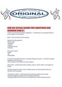 SCM 303 ACTUAL EXAMS TEST QUESTIONS AND ANSWERS SURE A&period;pdf