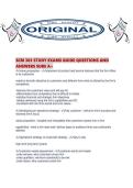 SCM 303 STUDY EXAMS GUIDE QUESTIONS AND ANSWERS SURE A&period;pdf
