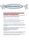 NC PARALEGAL CERTIFICATION CORRECT FINALS QUESTIONS AND ANSWERS SURE A&period;pdf