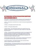 NC PARALEGAL ACTUAL EVALUATION QUESTIONS AND ANSWERS SURE A&period;pdf
