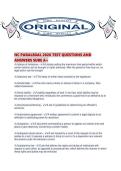 NC PARALEGAL 2026 TEST QUESTIONS AND ANSWERS SURE A&period;pdf