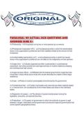 PARALEGAL 101 ACTUAL 2026 QUESTIONS AND ANSWERS SURE A&period;pdf