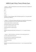 ABRSM Grade 8 Music Theory Ultimate Exam&NewLine;