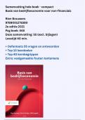 Samenvatting Basis van bedrijfseconomie voor non-financials - hele boek - 40 min&period; leestijd - Rien Brouwers &sol; 9789001278380 &sol; &plus; veel extras