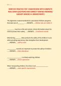 RNRF DCF PRACTICE TEST  EXAM REVIEW WITH COMPLETE &NewLine;REAL EXAM QUESTIONS AND CORRECT VERIFIED ANSWERS&sol; &NewLine;ALREADY GRADED A&plus; &lpar;BRAND NEW&excl;&excl;&rpar;