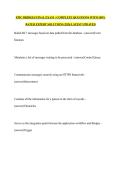 EPIC BRIDGES FINAL EXAM  &vert; COMPLETE QUESTIONS WITH 100&percnt; RATED EXPERT SOLUTIONS &vert;2026 LATEST UPDATED