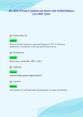 BYU BIO 230 Exam 1 Questions and Answers with Verified Solutions &vert;&NewLine;Latest 2026 Update&NewLine;