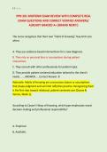 PPN 201 MIDTERM EXAM REVIEW WITH COMPLETE REAL &NewLine;EXAM QUESTIONS AND CORRECT VERIFIED ANSWERS&sol; &NewLine;ALREADY GRADED A&plus; &lpar;BRAND NEW&excl;&excl;&rpar;