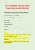 NSE 212 MIDTERM EXAM REVIEW WITH COMPLETE &NewLine;REAL EXAM QUESTIONS AND CORRECT VERIFIED &NewLine;ANSWERS&sol; ALREADY GRADED A&plus; &lpar;BRAND NEW&excl;&excl;&rpar;