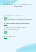 BIOL 230&colon; EXAM 1 Questions and Answers with Verified Solutions &vert;&NewLine;Latest 2026 Update